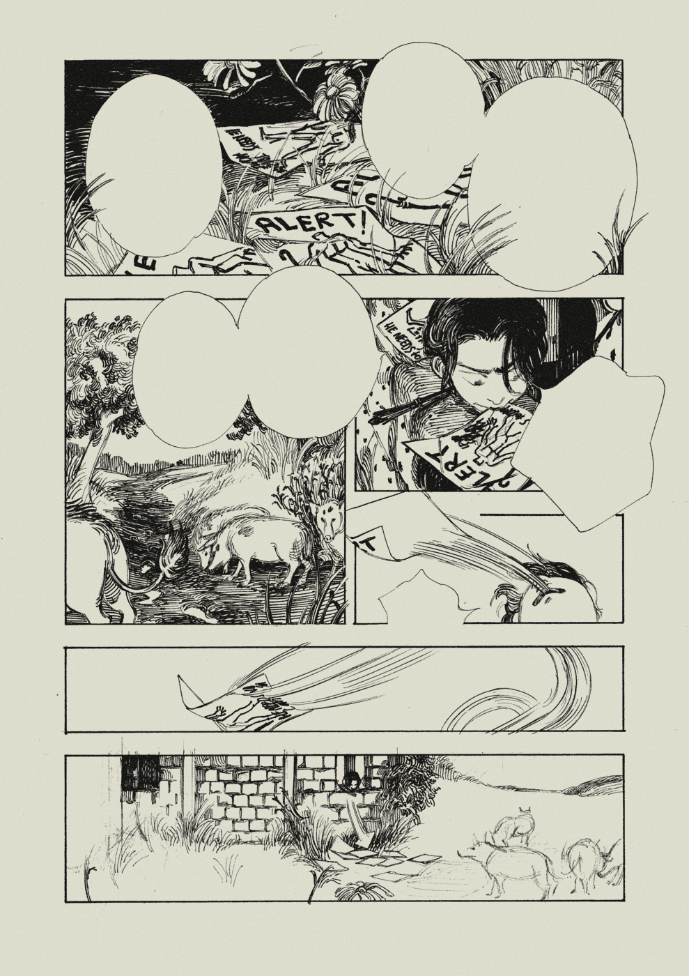 unfinished comic about Doley's head, page 2