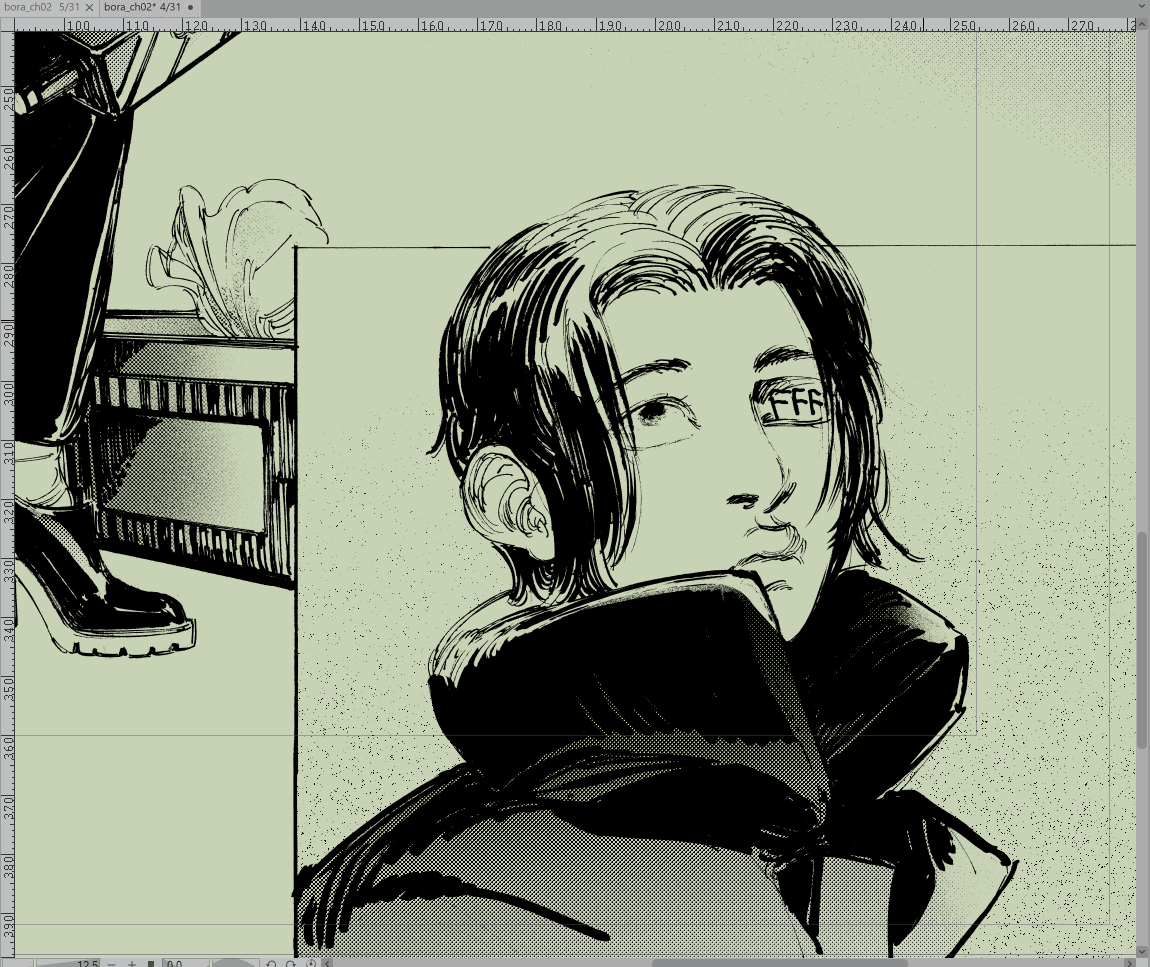 screenshot of chapter 02, page 04 of bora the brain.