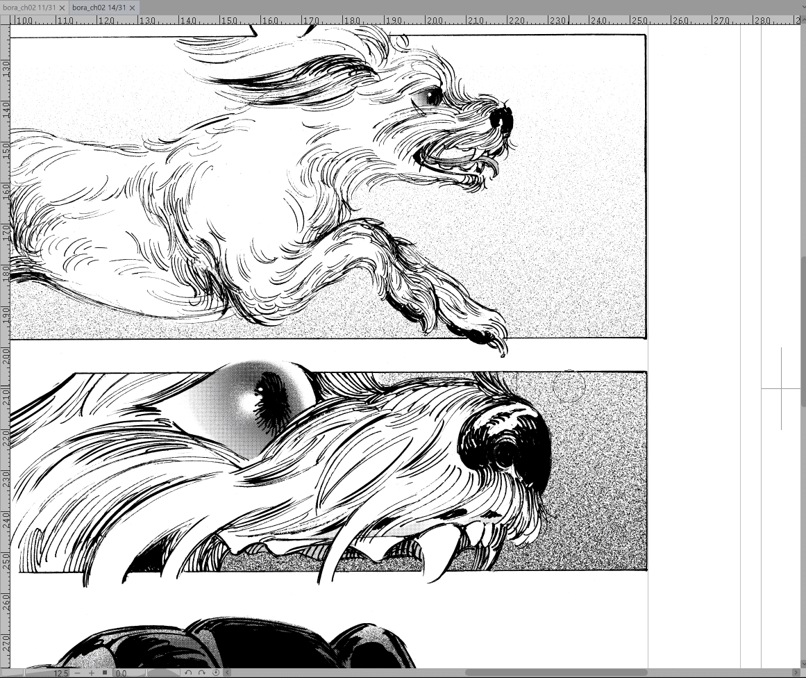 another screenshot of bora the brain chapter 02, page 14.